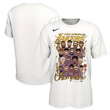 Copyright © 2021 nba media ventures, llc. Men S Los Angeles Lakers Nike White 2020 Nba Finals Champions Celebration Roster T Shirt