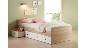 Betten mit 90 x 200 cm größe sind meist die erste wahl, wenn kaufinteressenten nach ein bettgestell in 90 x 200 cm ist platzsparend und vielseitig einsetzbar. Bett Wiki Sonoma Eiche Nb Weiss 90x200 Cm
