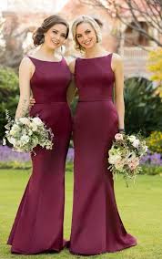 Bridesmaid Gowns Classic Satin Bridesmaid Dress Sorella Vita Maroon Bridesmaid Dresses Mermaid Bridesmaid Dresses Mermaid Long Bridesmaid Dresses