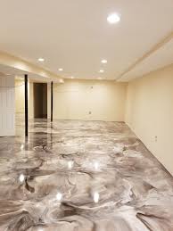 It gave it a new be. My Beautiful Epoxy Floor Concrete Stained Floors Epoxy Floor Basement House Flooring