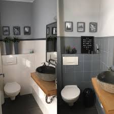 Wie du fliesen streichen und bad oder küche einfach verschönern kannst, erklären wir dir in der es ist einfacher, alte fliesen zu streichen, wenn du vorher die armaturen und die badeinrichtung. Streiche Deine Fliesen Einfach Kleines Wc Zimmer Fliesen Streichen Toilette Renovieren