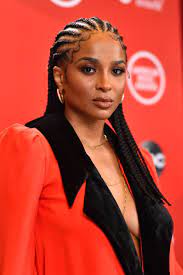 Ciara S Regal Cornrows At The Amas Managed To Distract Us From Her Striking Gown Cornrows For Girls Cornrows Traditional Hairstyle