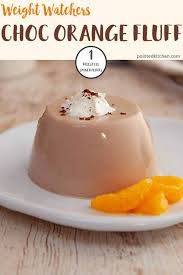 This is a snap to make, it's easy on the waistline and amazingly delicious! Chocolate Orange Fluff Weight Watchers Pointed Kitchen