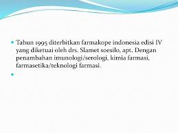 Farmakope indonesia edisi tiga 1979 departemen kesehatan republik indonesia. Download Farmakope Indonesia Edisi 4 Tahun 1995 Tentang Tahun