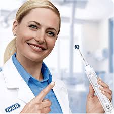 Bàn Chải Điện cao cấp Oral-B Genius 10100 S (màu trắng, kèm hộp đựng m