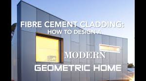 Panels may be installed first with caulk applied in the joints after installation; Fibre Cement Cladding How To Design A Modern Geometric Home Youtube