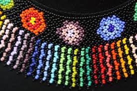 Collier De Perles De Saraguro Main Etsy Hand Beaded Necklace Hand Beading Beaded