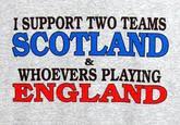 Scottish football fans were the happier after their euro 2020 match with england ended in a goalless draw as they packed out leicester square. Image 55623 Anyone But England Know Your Meme
