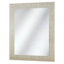 Buy functional & decorative wall mirrors, designed to complete your decor style. Home Decorators Collection 23 In W X 28 5 In H Frameless Rectangular Bathroom Vanity Mirror In Silver 45386 The Home Depot