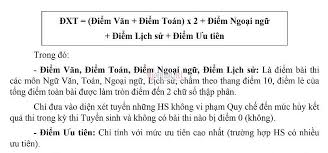 Như vậy, nếu thí sinh dù đủ tổng điểm 4 bài thi đỗ tốt nghiệp nhưng có một bài thi chỉ được 1 điểm thì cũng sẽ không đủ điều. Cach Tinh Ä'iá»ƒm Xet Tuyá»ƒn Vao Lá»›p 10 Thpt Cong Láº­p á»Ÿ Ha Ná»™i