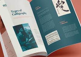 Layout Design Basic Of Copperplate Calligraphy On Behance Layout Design Brochure Design Layout Graphic Design Projects
