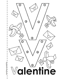 Alphabet Book With Dot To Dot Counting Component V Is For Valentine Alphabet Book Coloring Pages Alphabet Preschool
