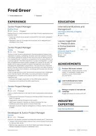 Our online resume builder is stocked with a huge library of examples and a resume sample for your best project manager resume wherein all you have to do is fill the. Top Junior Project Manager Resume Examples Samples For 2021 Enhancv Com