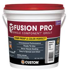 stain resistant grout fusion pro custom building products