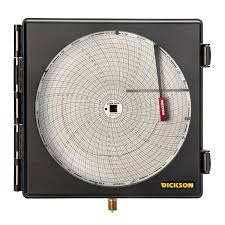 8 Pressure Chart Recorder 0 To 300 Psi 24 Hour Chart From