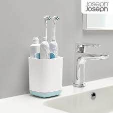 They look especially charming atop dressers, shelves and vanities. Joseph Joseph Easystore Toothbrush Caddy Bathroom Storage Brushing Teeth Joseph Joseph