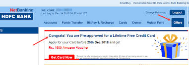 Life time free credit card. How To Apply Hdfc Pre Approved Life Time Free Credit Card Online Alldigitaltricks