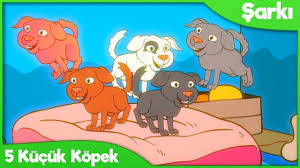 Bes Kucuk Kopek Yatakta Zipliyor Okul Oncesi Anaokulu Cocuk Ve Bebek Sarkilari Youtube