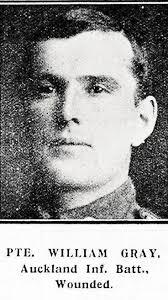 Private William Algie, Auckland Infantry Battalion, wounded