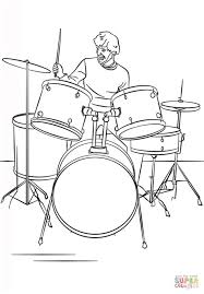 Dogs love to chew on bones, run and fetch balls, and find more time to play! Drums Coloring Pages Learny Kids