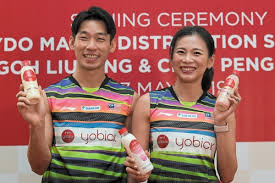 Chan peng soon and goh liu ying, well done to both of you. Badminton Peng Soon Liu Ying Get Big Boo T From Yobick The Star