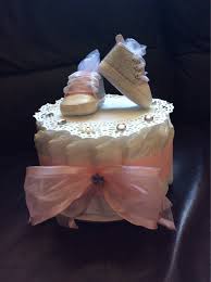 Small Diaper Cake With Baby Shoes Etsy