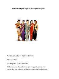 Projek pendidikan sivik dan kewarganegaraan (membina laman web). Warisan Kepelbagaian Budaya Malaysia