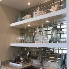 If you have a small or dark kitchen, use a mirror backsplash to look bigger and brighter. Accent Glass It S The Little Things Builders Glass Of Bonita Inc
