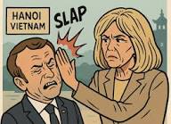 Fear Women After today's dirty slap from his wife, French President Macron will now understand the true meaning of the phrase 'Fear Women'. 🤣