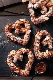 Chocolate Almond Cretzels Recipe Almond Puff Pastry Recipe Puff Pastry Recipes Pastry Recipes