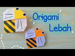Parents, origami penting untuk melatih konstentrasi dan daya motorik anak. Origami Bee Cara Membuat Origami Lebah Kreatif Mudah Banget Diy Adc Youtube