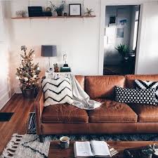 Deri Koltuk Ev Dekorasyonu Brown Living Room Living Room Decor Home Decor