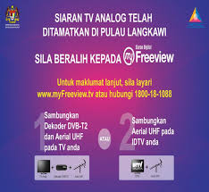 Myfreeview adalah jenama bagi perkhidmaran dtt untuk siaran televisyen digital malaysia yang boleh diterima melalui antena. Langkawi Adapts Myfreeview Digital Tv To Make Way For 5g Services
