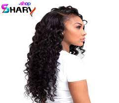 باروكة شعر طبيعى ناعمه كيرلى deep wave hairstyles hair waves front lace wigs human hair