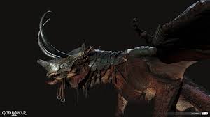Artstation Baldur S Dragon Zac Berry God Of War Dragon 3d Model Character