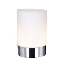 Get the best deals on bedside lamp lamps. Touch Table Lamp Metal 1 Light Chrome Opal White Glass Shade Ledlam Lighting