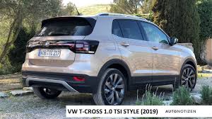 Vw T Cross 1 0 Tsi 115 Ps Style 2019 Fahrbericht Test Review Youtube