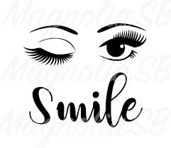 Winking Eyes And Smile Svg Dxf Winking Eyes Clipart Eye Etsy In 2020 Eyes Clipart Clip Art Winking Eye