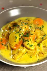 Poulet A La Moutarde Au Safran Audrey Cuisine Recettes De Cuisine Plats Mijotes Poulet Moutarde