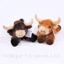 Toro The Highland Cattle Bull Mini Flopsies Stuffed Animal Highland Cow Stuffedanimal Toy Celtiquecreations Highland Cattle Cow Toys Cattle