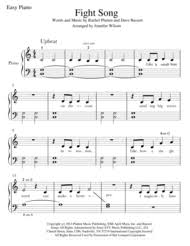 Fight Song By Rachel Platten Digital Sheet Music For Piano Solo Easy Piano Download Print H0 288495 266746 From Sheet Music Fight Song Digital Sheet Music