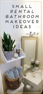 Small Rental Bathroom Makeover 2 Not A Passing Fancy Rental Bathroom Apartment Decorating Rental Small Rental Bathroom