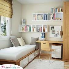 Whether you're on a budget and want inexpensive office furniture for simple elegant decor or prefer cool ideas for a luxury look with no regard for cost, there are a variety of home office designs to explore. Teenage Bedroom Ideas For Small Rooms Small Bedroom Ideas For Girls