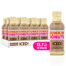 The starbucks frappuccino line now includes candied options like caramel waffle cone and s'mores. 12 Bottles Dunkin Donuts Iced Coffee Drink French Vanilla 13 7 Fl Oz Walmart Com Walmart Com