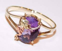 Located in rapid city sd, gateway to mount rushmore and the beautiful black hills. Coleman Black Hills Gold 10 X 7 Mm Amethyst Leaves Ring Size 9 Hallmarked As Shown With Coleman Black Hills Gold Jewelry Gold Chains For Men Black Hills Gold