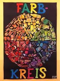 Diesen Tollen Farbkreis Hat Die Kunst Ag 2 Klasse Einer Munchner Grundschule In 2020 Color Art Lessons Art Education Lessons Art Lessons Elementary