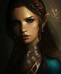 F Wood Elf Cleric Med Armor Portrait Zelda Legend Of Zelda Breath Legend Of Zelda Breath Of The Wild