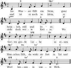 Ins Wasser Fallt Ein Stein Notenfees Webseite Saxophon Noten Lieder Gottes Liebe