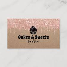 Cakes Sweets Cupcake Home Bakery Rustic Kraft Business Card Zazzle Com In 2020 Bakery Business Cards Bakery Business Cards Templates Kraft Business Cards