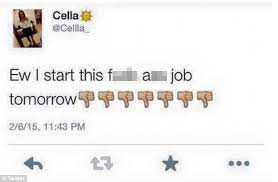 Texas Teen Complains On Twitter About Starting 'F*** A** Job,' Gets Fired |  Daily Mail Online
